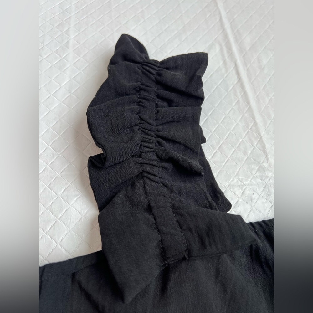 Black ODDY Ruffle Dress - Picture 6 of 9